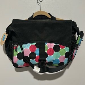 Pottery Barn Teen Pop Dot Messenger Bag NWT